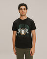 Playera Negra Con Estampado,NEGRO P1